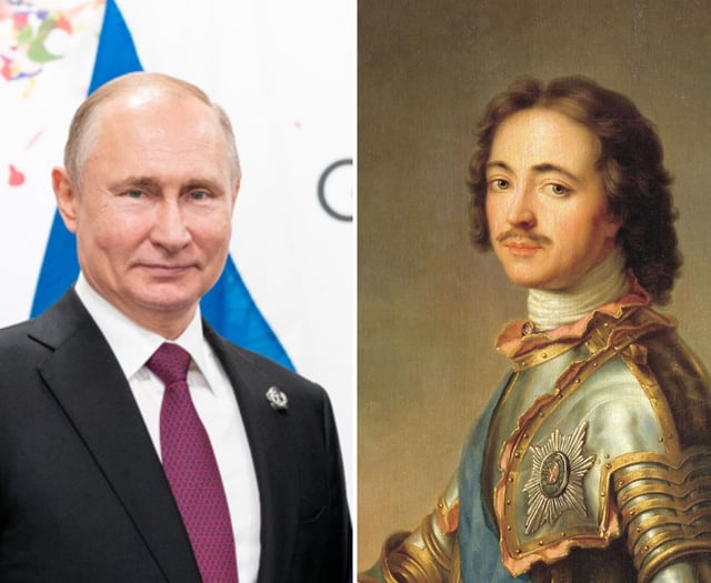 Talk comparing Putin and Peter the Great coming up in Crediton