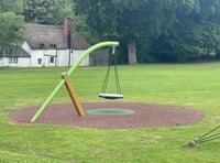Crediton park swing taken out of action
