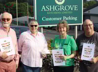 Boost for Crediton Foodbank thanks to garden club’s book sales