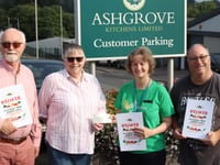 Boost for Crediton Foodbank thanks to garden club’s book sales