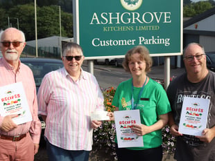 Boost for Crediton Foodbank thanks to garden club’s book sales