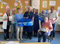 Crediton Hospital Friends League purchases bags for community nurses
