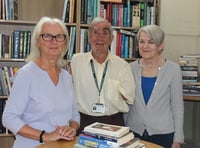 Cllr Letch opens library in Hittisleigh Village Hall
