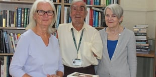 Cllr Letch opens library in Hittisleigh Village Hall
