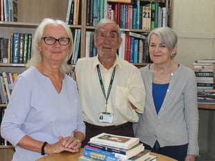 Cllr Letch opens library in Hittisleigh Village Hall
