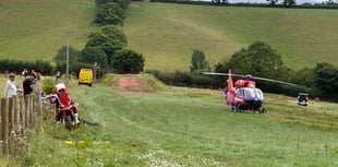 Teenager airlifted from Crediton motocross event