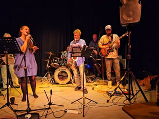Be dazzled by the Moon Jazz Band in Crediton Parish Church
