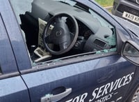 Hatherleigh garage suffers vandalism