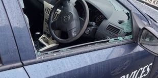 Hatherleigh garage suffers vandalism