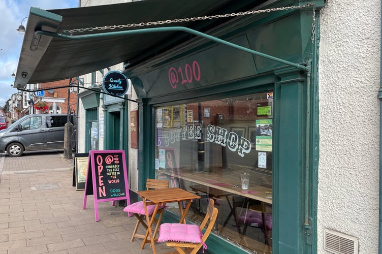 @100 on Crediton High Street