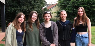 QE students celebrate A-level success
