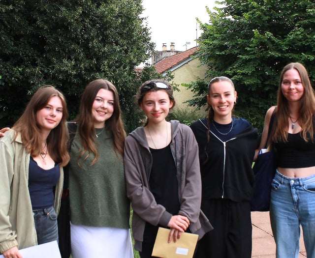QE students celebrate A-level success