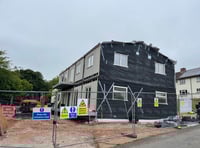 Five modular homes now installed at Sandford
