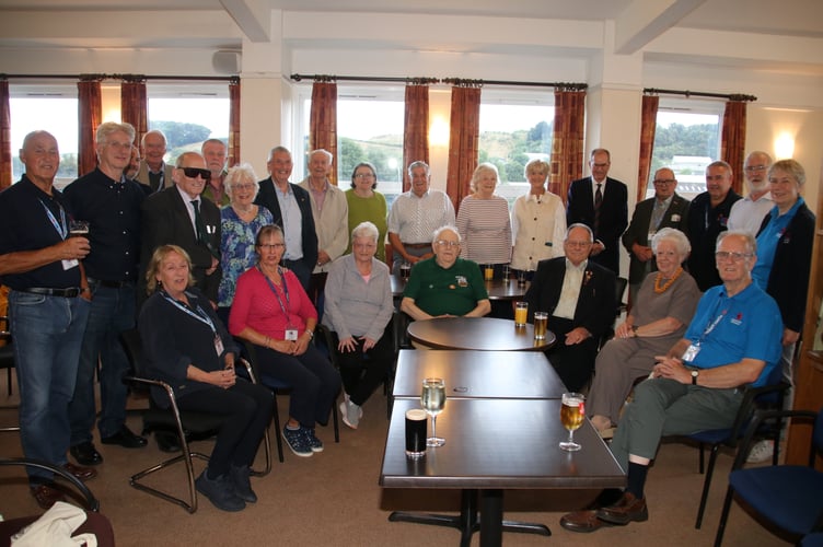 At the Royal British Legion get-together held in Crediton.  AQ 5298