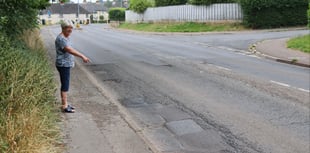Potholes keeping Crediton heart-op pensioner awake