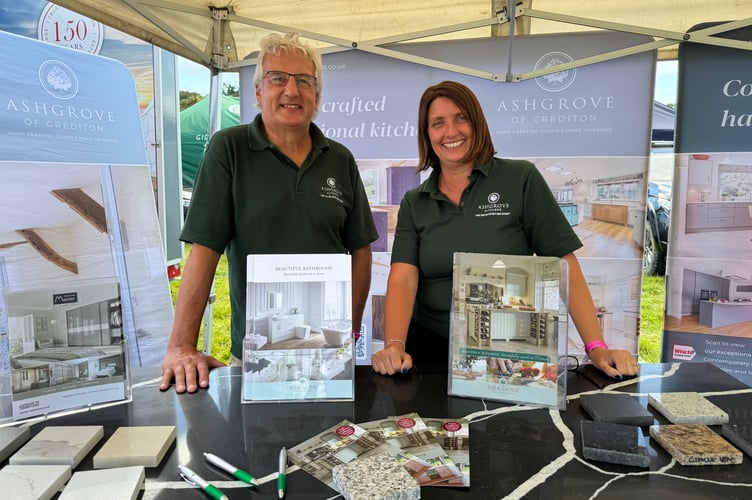 It was a busy show for Ashgrove Kitchens of Crediton. AQ 0715