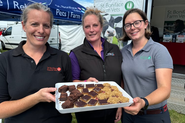Tasty treats for humans were offered on the St Boniface Vets stand. AQ 0725