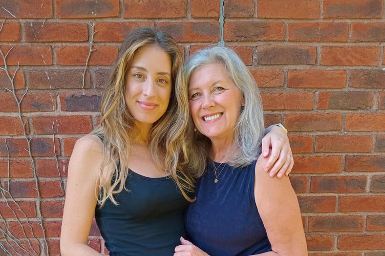 Sam and mum Libby.