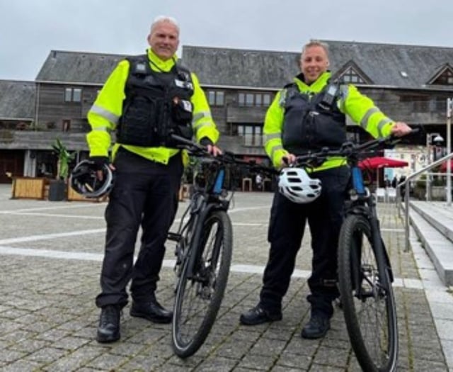 Police start using e-bikes on patrol