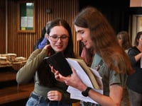 Students at QE School in Crediton achieve brilliant exam results

