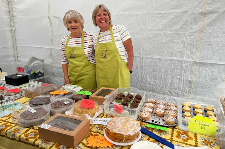 The cake stall was very popular at the Summer Fete. AQ 0999