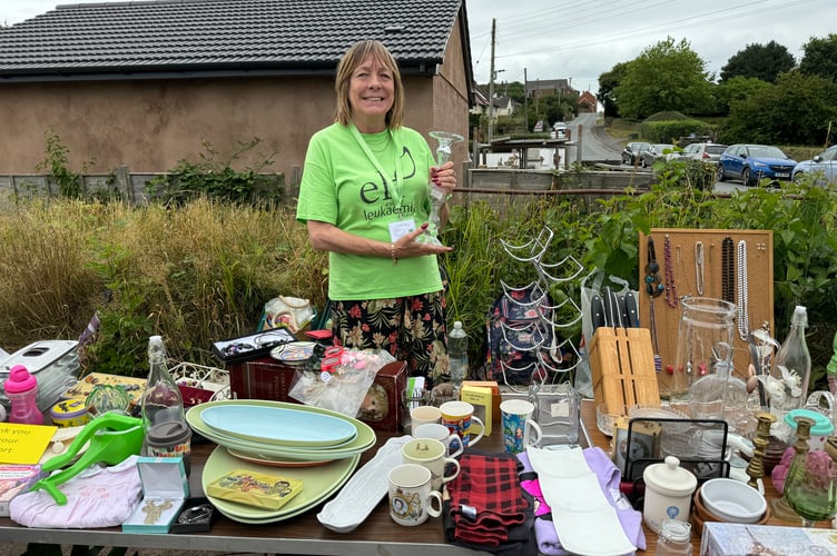 Karen Todd ran the bric-a-brac stall. AQ 1014