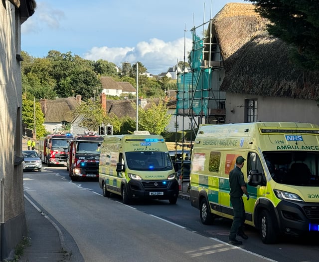 Biker sustained serious injuries in Newton St Cyres collision