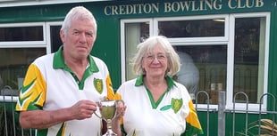 Mixed pairs champions were Pete and Anne
