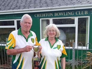 Mixed pairs champions were Pete and Anne
