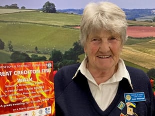 Last chance to sign up for Crediton charity fire walk