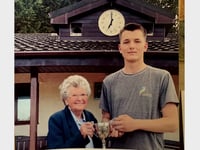 Ollie was junior trophy winner