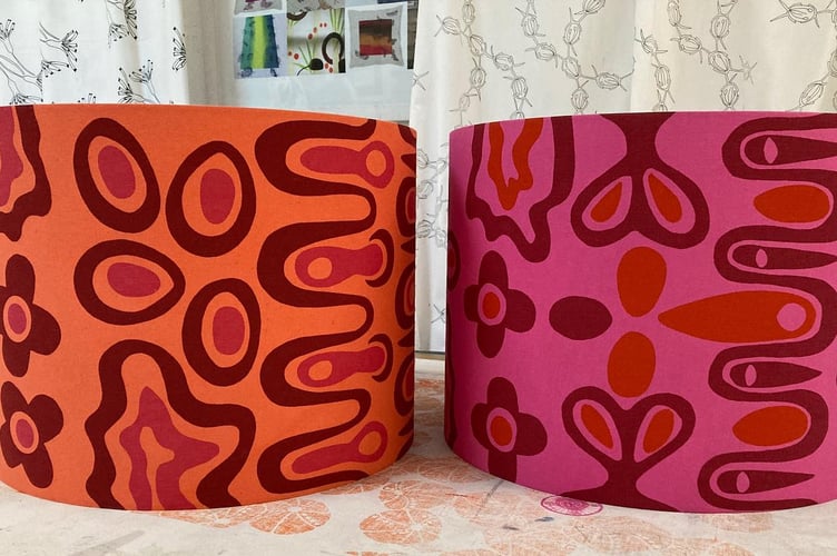 Lampshades by Esme Cooper.