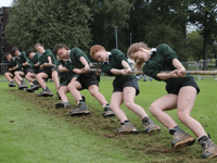 First international competition for local tug-of-war club