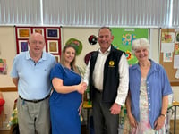Rural insurer’s boost for Age Concern Crediton
