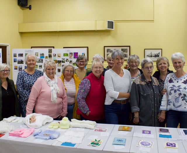 First produce and craft show for North Tawton WI