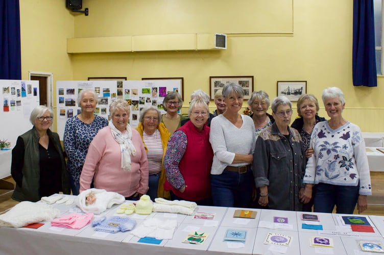 North Tawton WI members at show