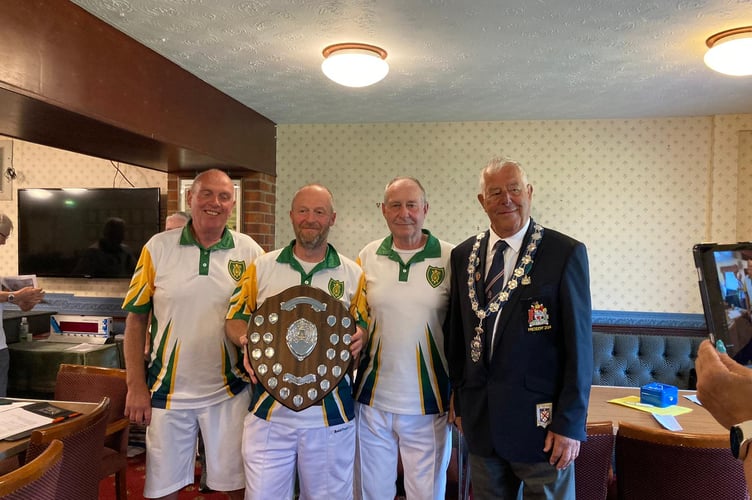 Dave Carpenter, Steve Witcombe and Graham Tucker won the County Unbadged Triples.
