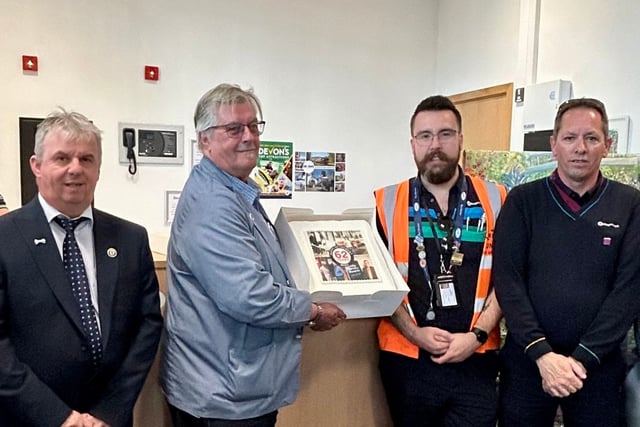 Bus driver born in Venny Tedburn retires after six decades