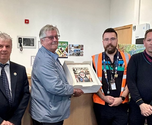 Bus driver born in Venny Tedburn retires after six decades