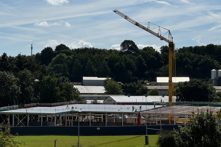 No opening date has yet been given for the new Crediton Lidl store. AQ 2563