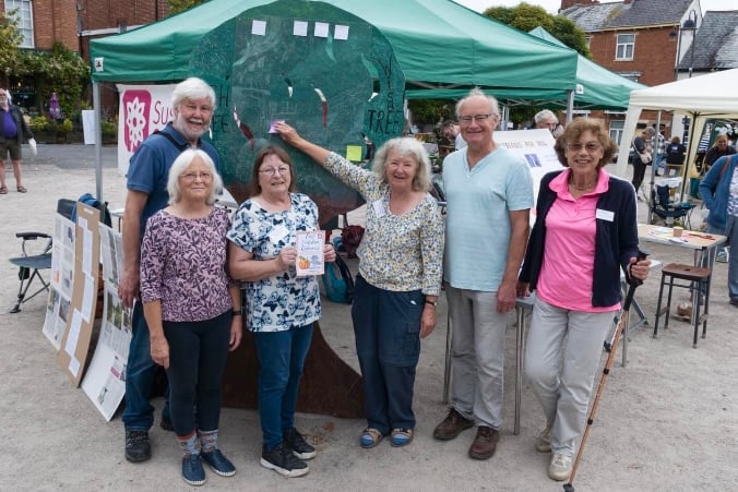 At a previous Sustainable Crediton Green Fair.