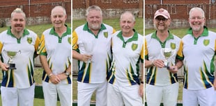 Men’s championship finals at Crediton Bowling Club