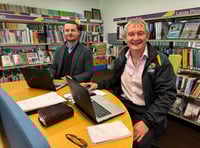 Meet the Courier staff at Crediton Library

