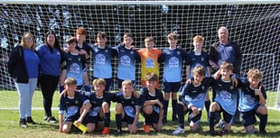 A new kit for Crediton Youth Under 13’s
