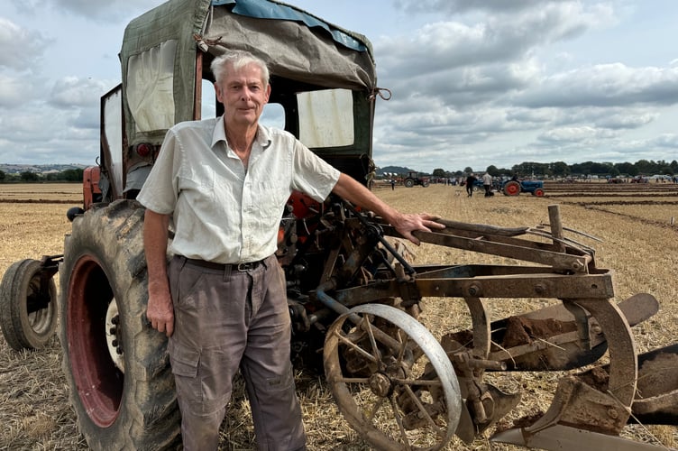 Colin Sanders of Tiverton had a good day at the ploughing match.  AQ 3013

