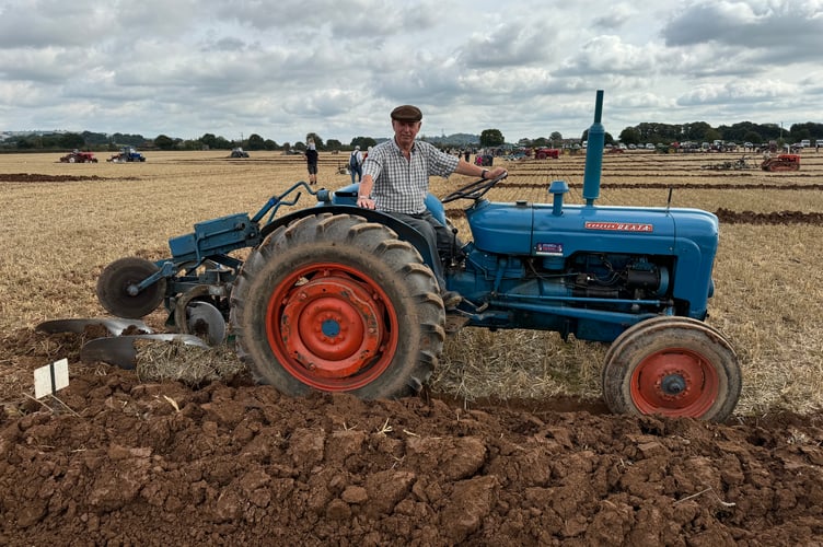 Ready for more ploughing at Cheriton Fitzpaine match. AQ 2987
