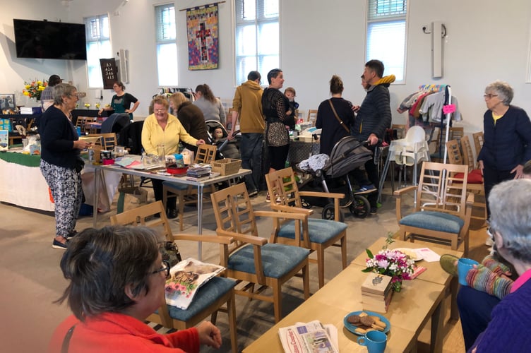 At the September Table Top Sale held at Crediton Methodist Church.