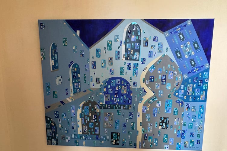 One of Phil Smith’s paintings.  AQ 2521