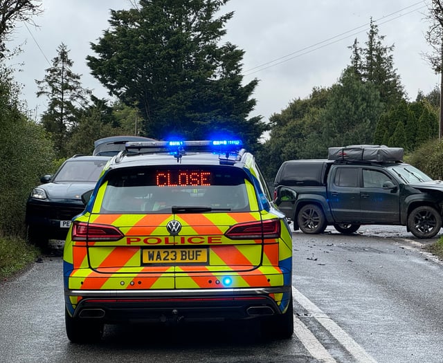 UPDATE: Road reopens: Crash closes A377 near Crediton
