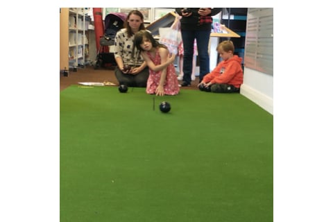 Carpet bowls will take place at Crediton Library.